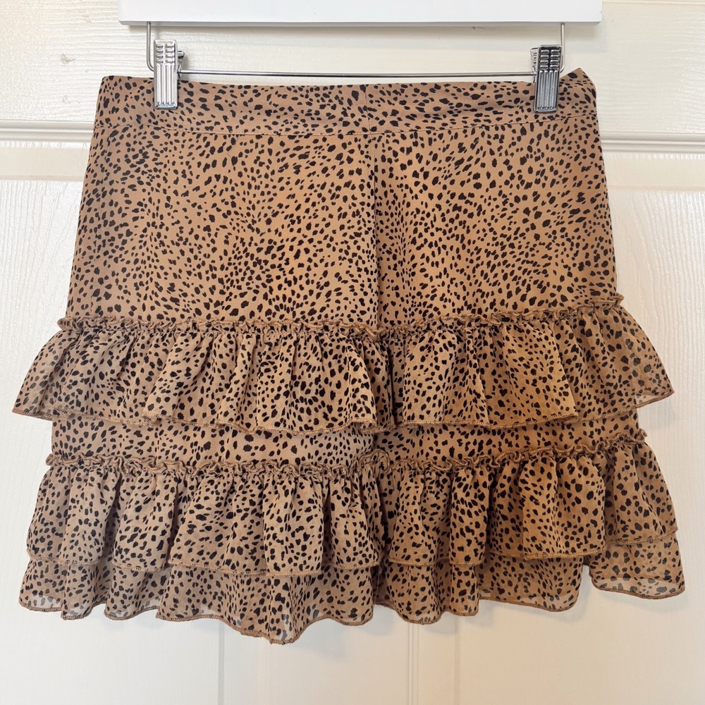 animal print skirt | leopard print | cheetah print | preppy skirt